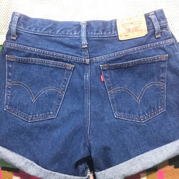 levi's 550 jean shorts